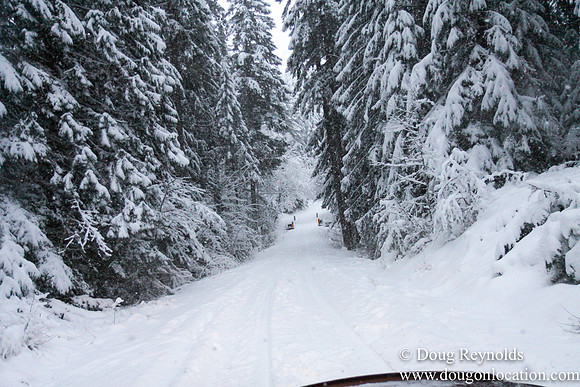 Snow Roads Mt HoodOregon
