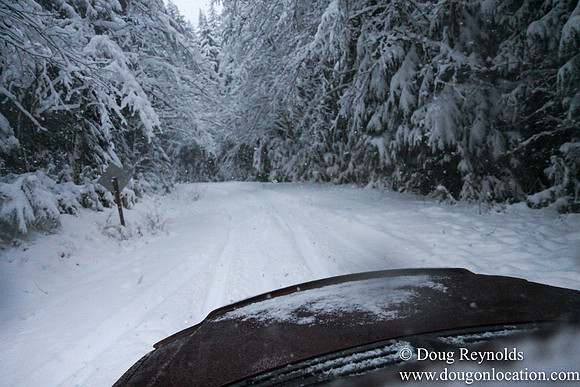 Snow Roads Mt HoodOregon