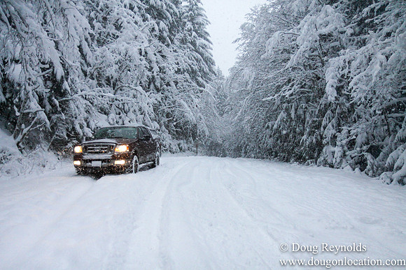 Snow Roads Mt HoodOregon