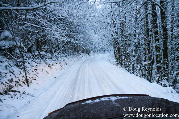 Snow Roads Mt HoodOregon