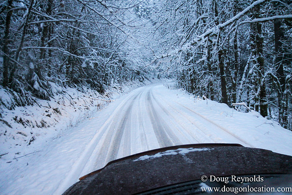 Snow Roads Mt HoodOregon