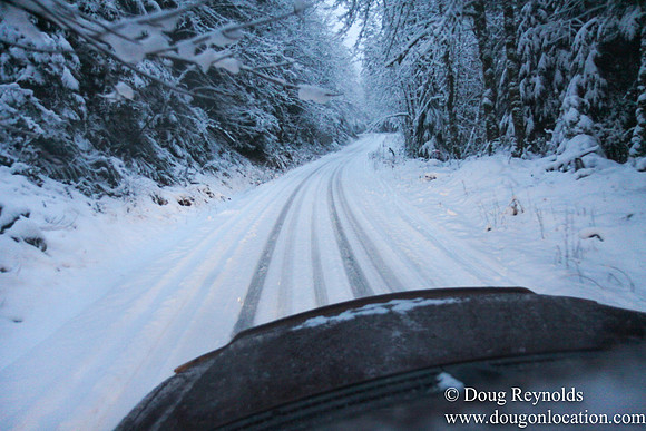 Snow Roads Mt HoodOregon