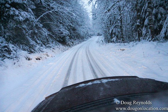 Snow Roads Mt HoodOregon