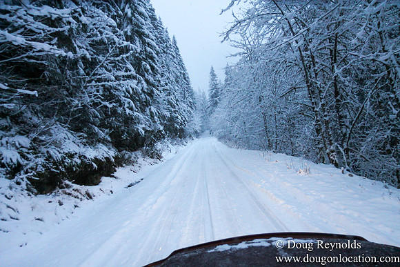 Snow Roads Mt HoodOregon