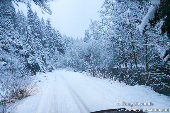 Snow Roads Mt HoodOregon