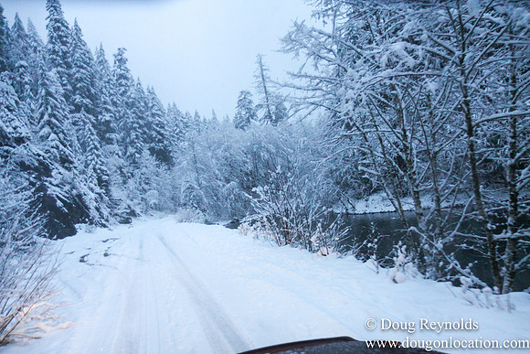 Snow Roads Mt HoodOregon
