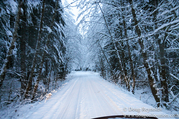 Snow Roads Mt HoodOregon