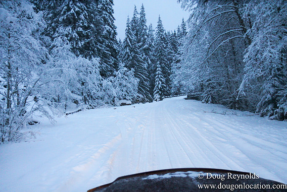 Snow Roads Mt HoodOregon
