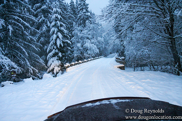 Snow Roads Mt HoodOregon