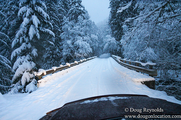 Snow Roads Mt HoodOregon