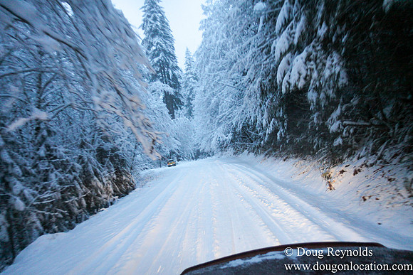 Snow Roads Mt HoodOregon