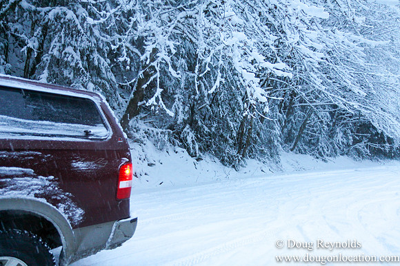 Snow Roads Mt HoodOregon