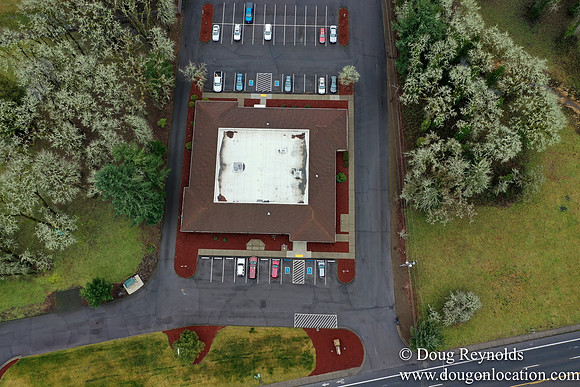 Sweet home Oregon City Hall Drone