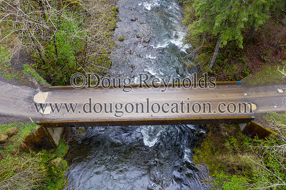 Arial Concrete Bridge