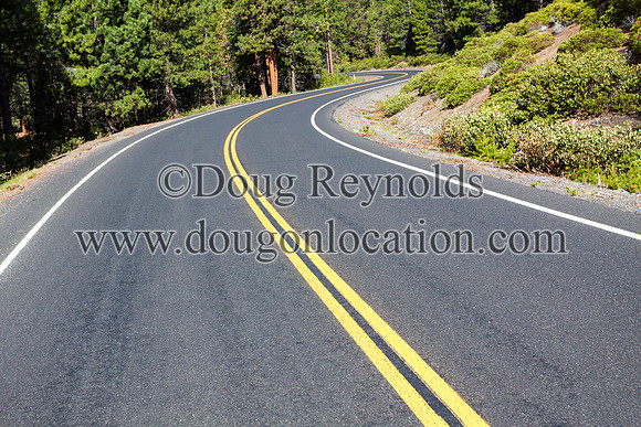 Paulina Lake Rd S-road
