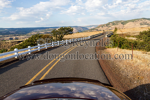 Hwy 30 Road from Pickup Truck