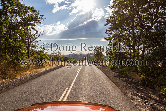 Hwy 30 Road from Pickup Truck