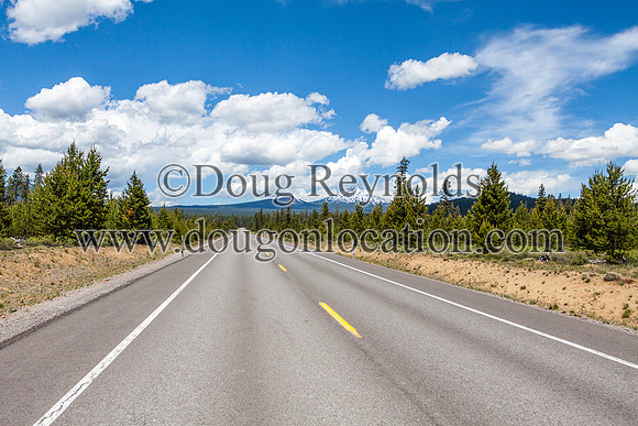 Straight Road & Mountain