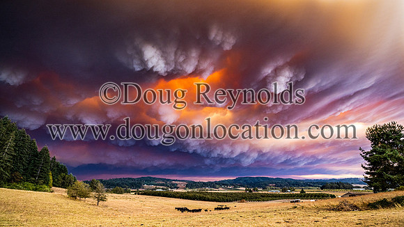 Rolling dramatic Fire smoke