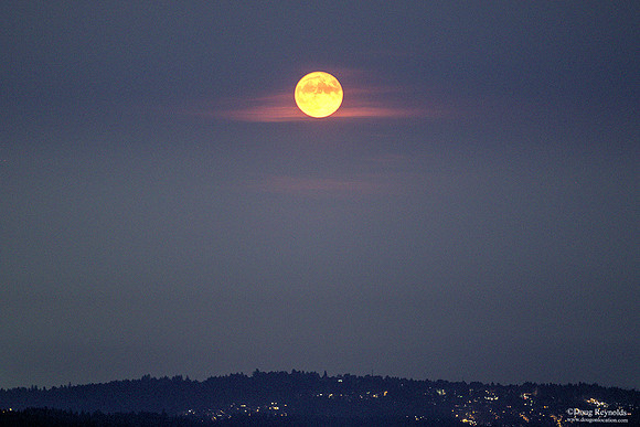 Smoky Moon Rise