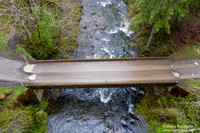 Gravel Road Bridges Drone