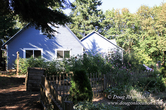 Traditional Style Home small farm with large kitchen great room, 2 story, 2 car garage on Acreage with large back yard, large front yard, garden, pond, deck, goats, bees, shop, PDX Zone