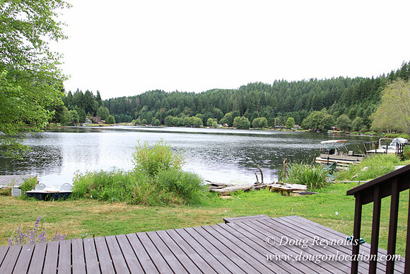 Cabin, Dock, Green, Home, House, Lake, ORBoat, Oregon, "Sky's Lake House", Yard, deck