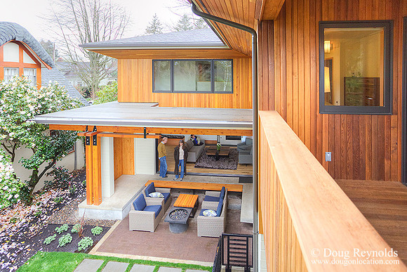 Contemporary, "Dwell Style Home single car garage", Modern,