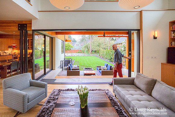 Contemporary, "Dwell Style Home single car garage", Modern,