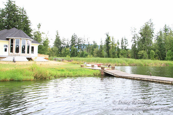 Cabin, Curtis, Dock, Green, Home, Lake, Small, WA, Washington, Yard, Yard, deck