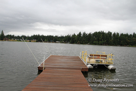 Boat, Cabin, Dock, "Greg's", Home, House, Lake, Small, WA, Washington, Yard, deck, green., vacation