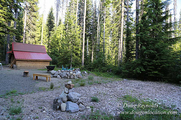 Wayen's Cabin, Home, Creek, Mountain, MT, Oregon, OR, "Fire Pit"
