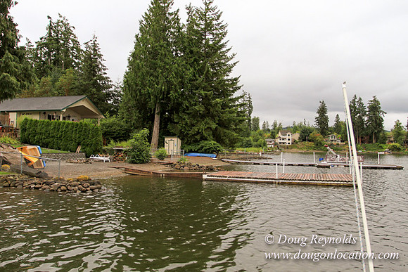 Boat, Cabin, Dock, "Greg's", Home, House, Lake, Small, WA, Washington, Yard, deck, green., vacation