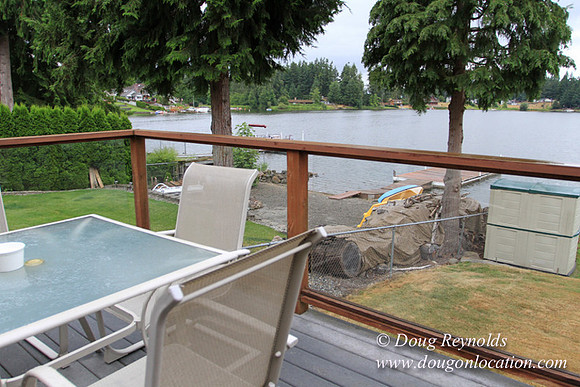 Boat, Cabin, Dock, "Greg's", Home, House, Lake, Small, WA, Washington, Yard, deck, green., vacation