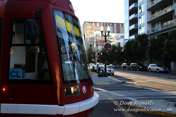 Street Car and Go Sign-4287