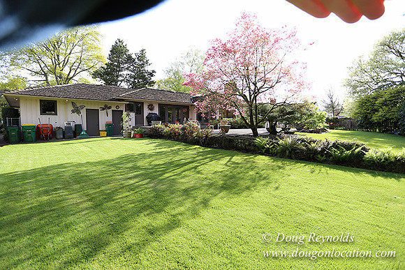 Mid Century Traditional Style Home, With a Basement, 2 car garage average sized Back Yard with Patio