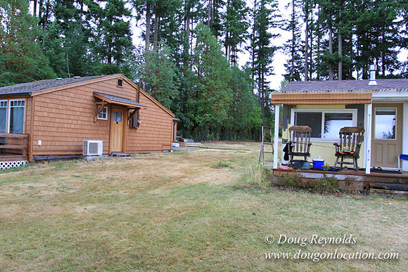 Cabin, Curtis, Dock, Green, Home, Lake, Small, WA, Washington, Yard, Yard, deck