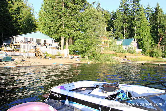 Boat, Cabin, Dock, Home, "House lake", WA, Washington, Yard, deck, "green. Beach"
