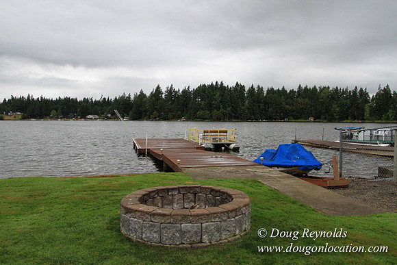 Boat, Cabin, Dock, "Greg's", Home, House, Lake, Small, WA, Washington, Yard, deck, green., vacation