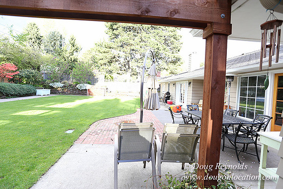 Mid Century Traditional Style Home, With a Basement, 2 car garage average sized Back Yard with Patio and Fire Pit.