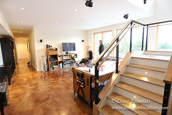 Modern Contemporary Green Home Portland Oregon Northwest Dwell Style, family house