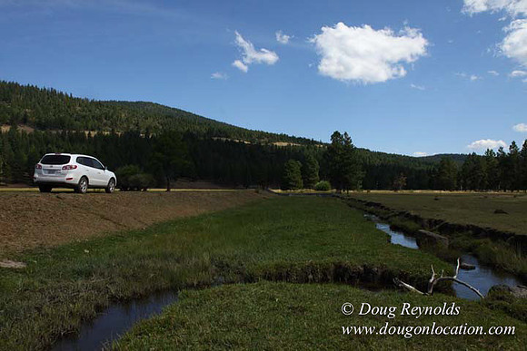 Ranch 18 South side of Hwy  has 2500 Acres of green fields Creeks water crossing Bridges on a Large Lake and miles of Dirt roads Oak trees  Forest land ATV Trails cows