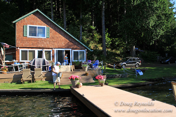 Boat, Cabin, Dock, Home, "Lake House", Ramp, Scotts, WA, Washington, Yard, deck, "green. Beach"
