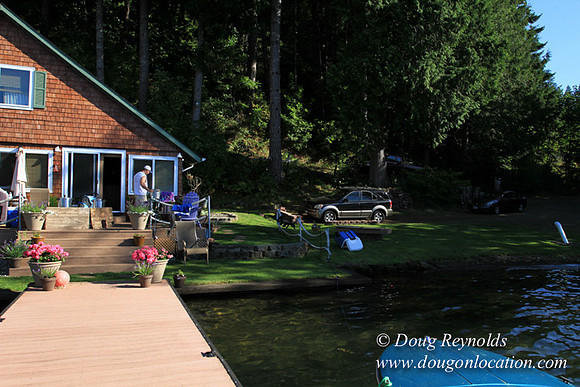 Boat, Cabin, Dock, Home, "Lake House", Ramp, Scotts, WA, Washington, Yard, deck, "green. Beach"