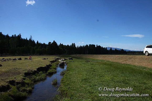 Ranch 18 South side of Hwy  has 2500 Acres of green fields Creeks water crossing Bridges on a Large Lake and miles of Dirt roads Oak trees  Forest land ATV Trails cows