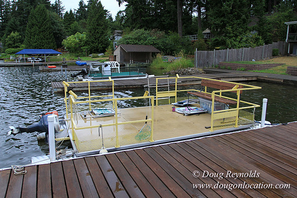 Boat, Cabin, Dock, "Greg's", Home, House, Lake, Small, WA, Washington, Yard, deck, green., vacation