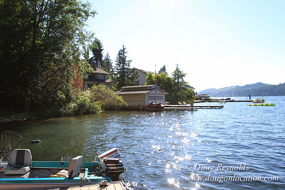 Boat, Cabin, Dock, Home, "Lake House", Ramp, Scotts, WA, Washington, Yard, deck, "green. Beach"