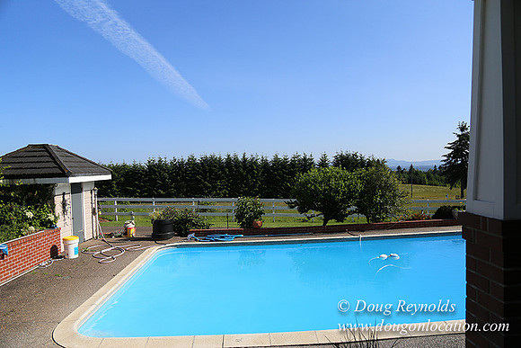 "2 Barns", "2 car garage", "40+ Acres", "PDX Zone", Pool, "White Fence", cows, "farm House", "rap around dive", "well maintained"