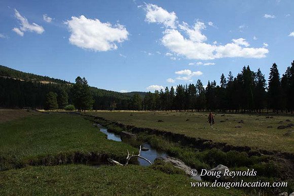 Ranch 18 South side of Hwy  has 2500 Acres of green fields Creeks water crossing Bridges on a Large Lake and miles of Dirt roads Oak trees  Forest land ATV Trails cows