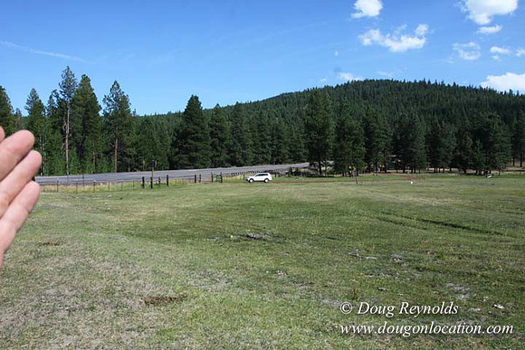 Ranch 18 South side of Hwy  has 2500 Acres of green fields Creeks water crossing Bridges on a Large Lake and miles of Dirt roads Oak trees  Forest land ATV Trails cows